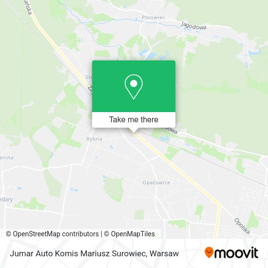 Jumar Auto Komis Mariusz Surowiec map