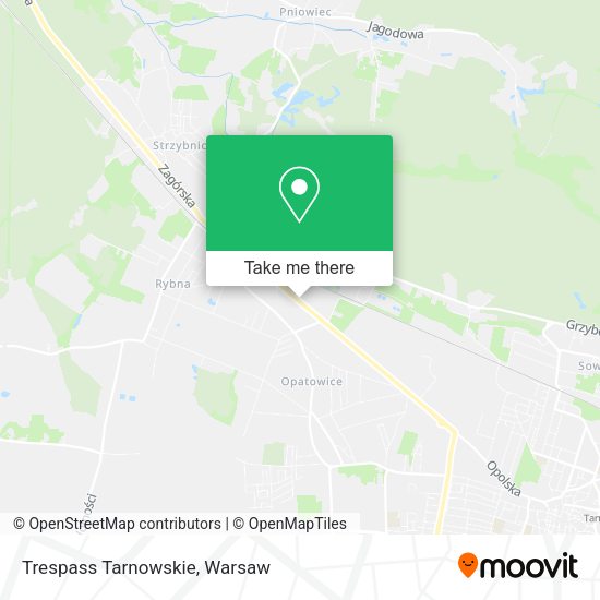 Trespass Tarnowskie map