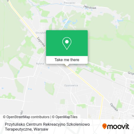 Przytulisko Centrum Rekreacyjno Szkoleniowo Terapeutyczne map