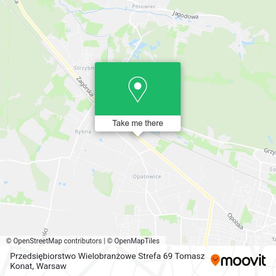 Przedsiębiorstwo Wielobranżowe Strefa 69 Tomasz Konat map