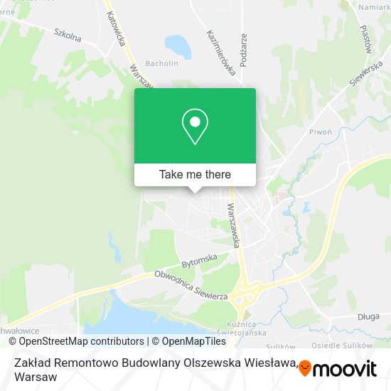 Zakład Remontowo Budowlany Olszewska Wiesława map