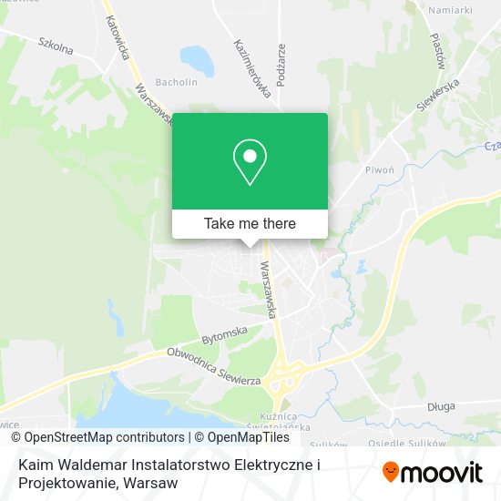 Kaim Waldemar Instalatorstwo Elektryczne i Projektowanie map