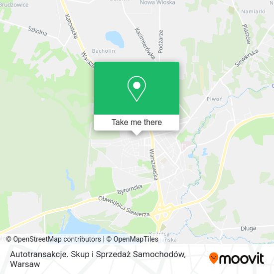 Autotransakcje. Skup i Sprzedaż Samochodów map