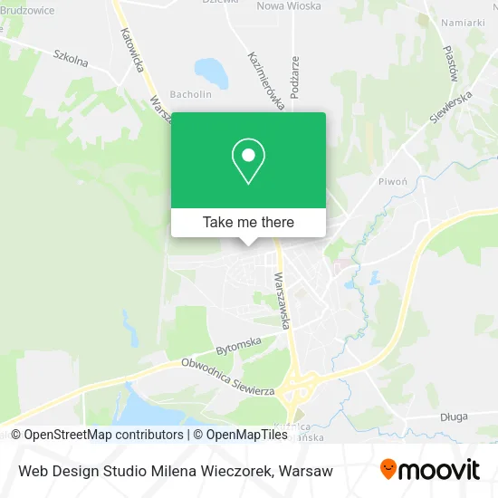 Web Design Studio Milena Wieczorek map