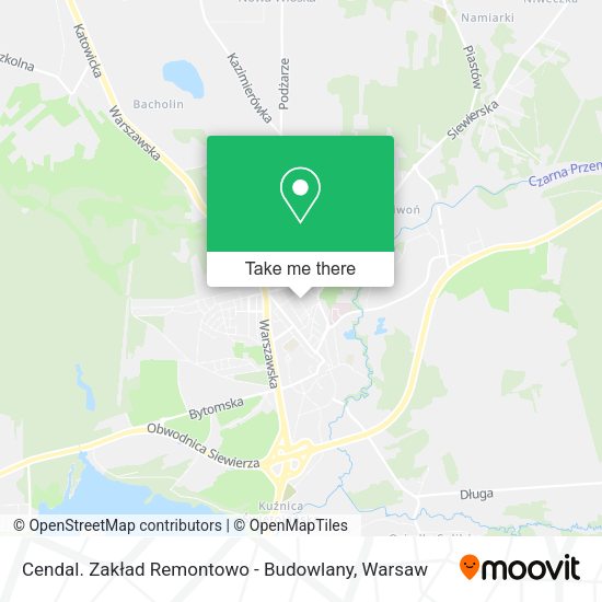 Cendal. Zakład Remontowo - Budowlany map