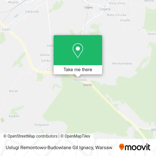 Usługi Remontowo-Budowlane Gil Ignacy map