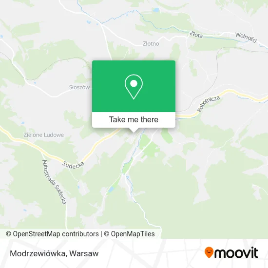 Карта Modrzewiówka