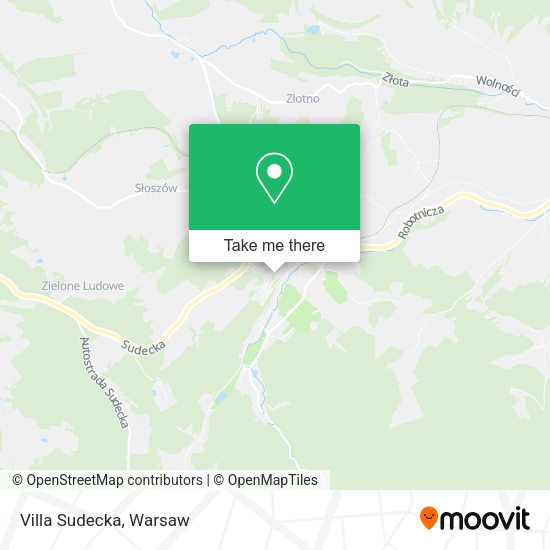 Villa Sudecka map