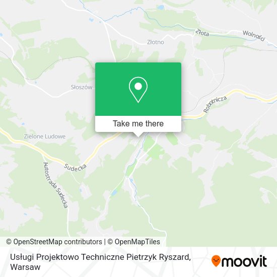 Usługi Projektowo Techniczne Pietrzyk Ryszard map