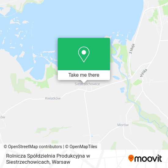 Rolnicza Spółdzielnia Produkcyjna w Siestrzechowicach map