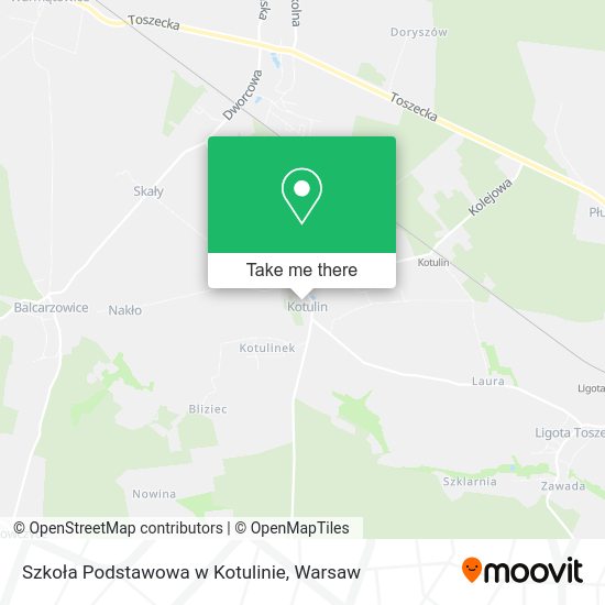 Карта Szkoła Podstawowa w Kotulinie