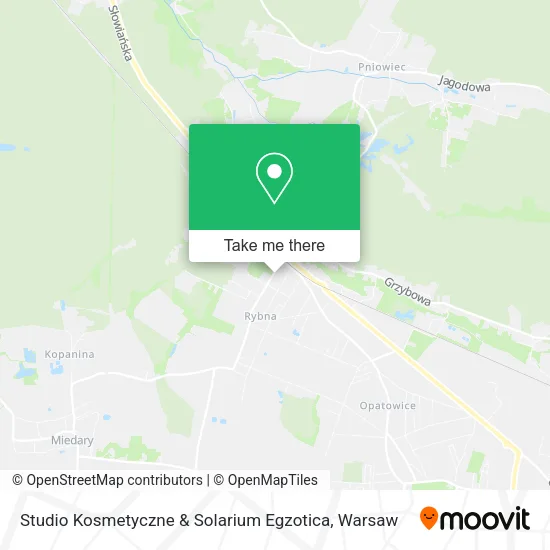 Карта Studio Kosmetyczne & Solarium Egzotica
