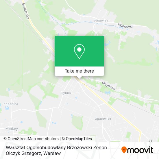 Warsztat Ogólnobudowlany Brzozowski Zenon Olczyk Grzegorz map