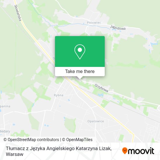 Tłumacz z Języka Angielskiego Katarzyna Lizak map