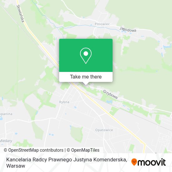 Kancelaria Radcy Prawnego Justyna Komenderska map