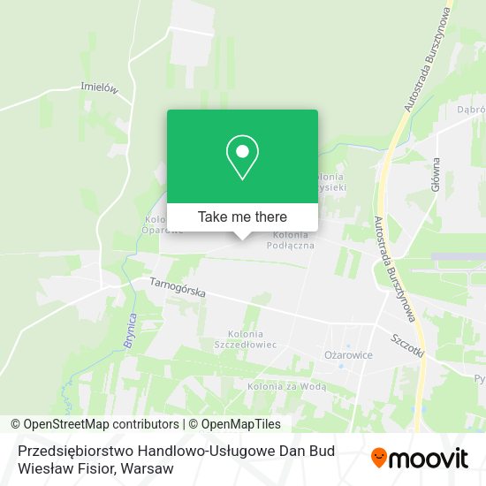 Przedsiębiorstwo Handlowo-Usługowe Dan Bud Wiesław Fisior map