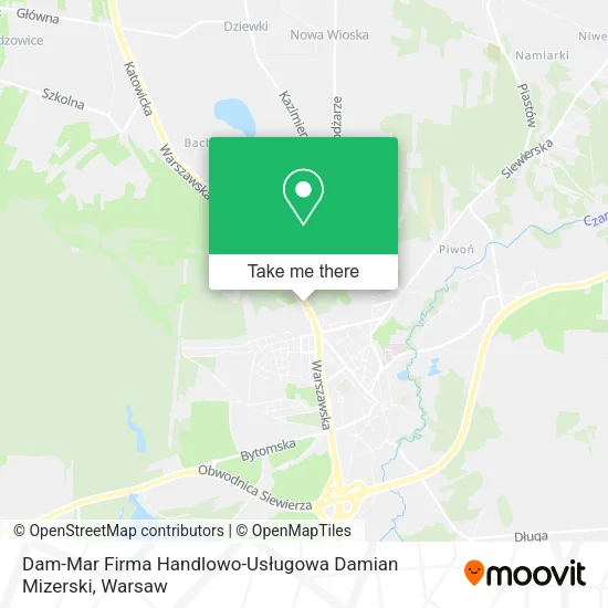 Dam-Mar Firma Handlowo-Usługowa Damian Mizerski map