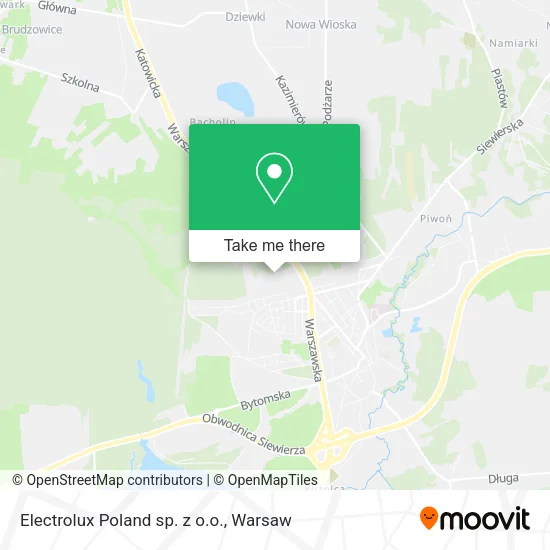Карта Electrolux Poland sp. z o.o.