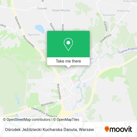 Ośrodek Jeździecki Kucharska Danuta map