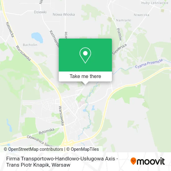 Карта Firma Transportowo-Handlowo-Usługowa Axis - Trans Piotr Knapik