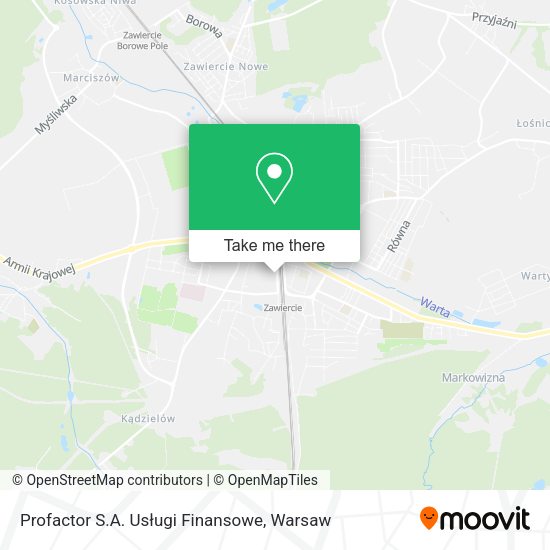 Profactor S.A. Usługi Finansowe map