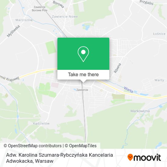 Adw. Karolina Szumara-Rybczyńska Kancelaria Adwokacka map