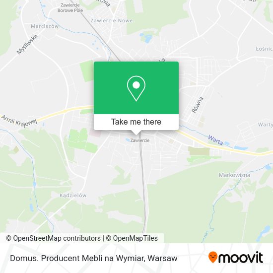 Domus. Producent Mebli na Wymiar map