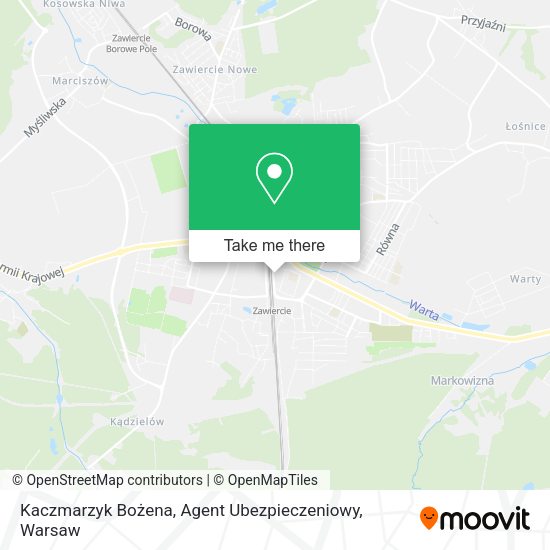 Kaczmarzyk Bożena, Agent Ubezpieczeniowy map