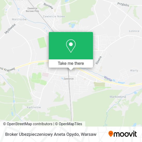 Broker Ubezpieczeniowy Aneta Opydo map