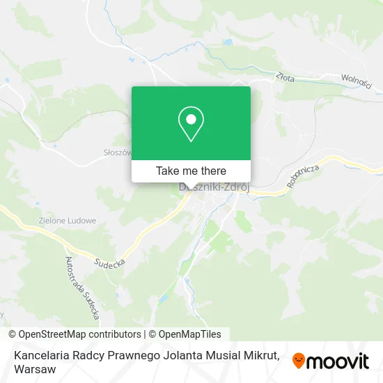 Карта Kancelaria Radcy Prawnego Jolanta Musial Mikrut