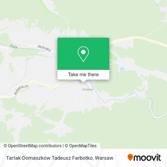 Tartak-Domaszków Tadeusz Farbotko map