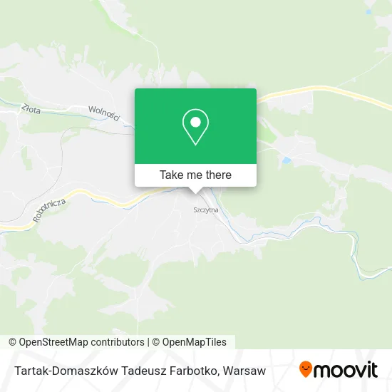 Карта Tartak-Domaszków Tadeusz Farbotko