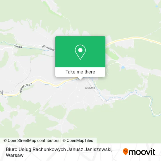 Карта Biuro Usług Rachunkowych Janusz Janiszewski