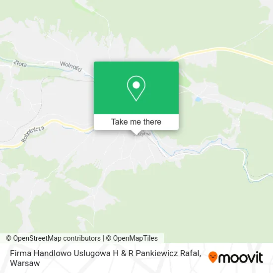 Карта Firma Handlowo Uslugowa H & R Pankiewicz Rafal