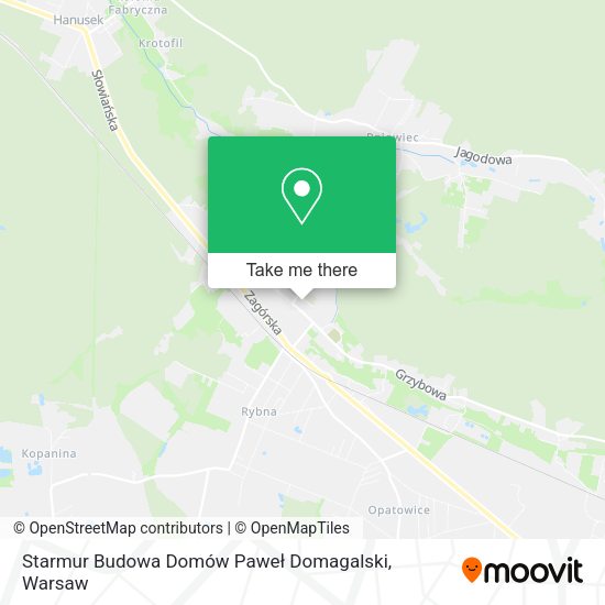 Starmur Budowa Domów Paweł Domagalski map