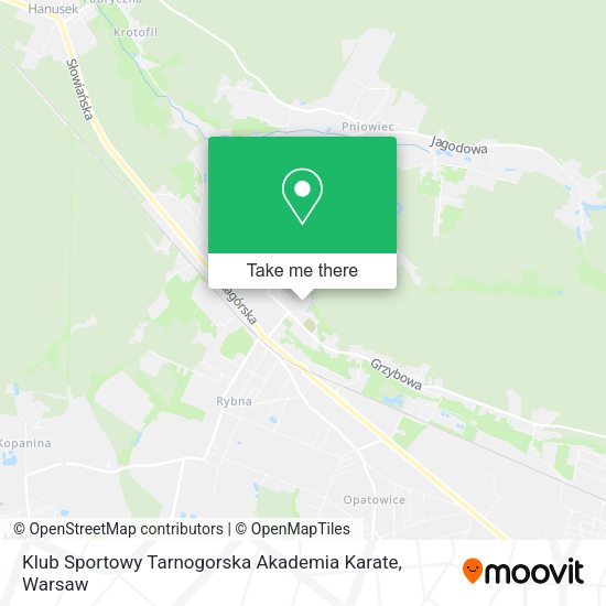 Klub Sportowy Tarnogorska Akademia Karate map