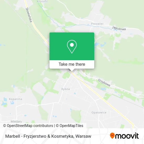 Marbell - Fryzjerstwo & Kosmetyka map