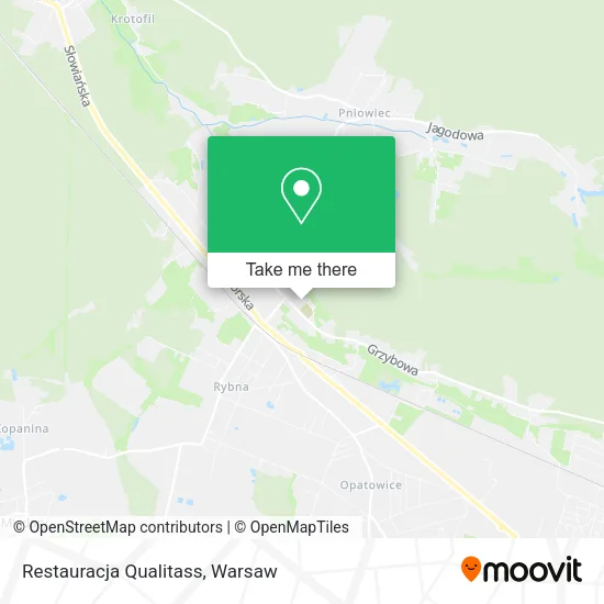 Карта Restauracja Qualitass