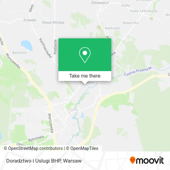 Карта Doradztwo i Uslugi BHP