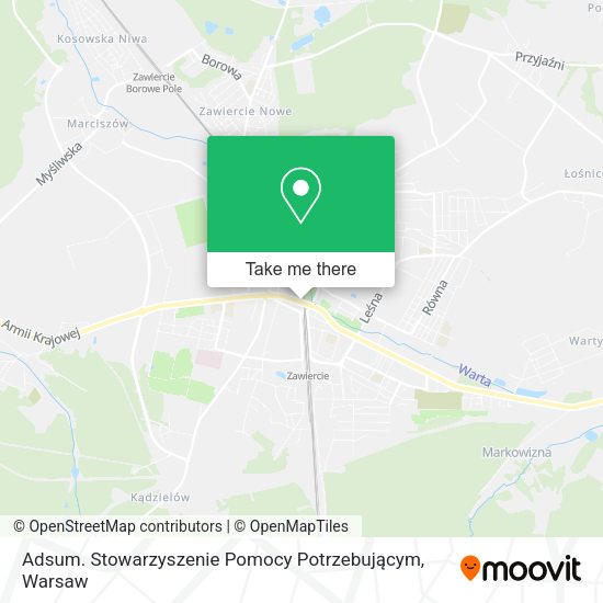 Карта Adsum. Stowarzyszenie Pomocy Potrzebującym