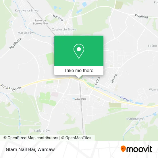 Карта Glam Nail Bar