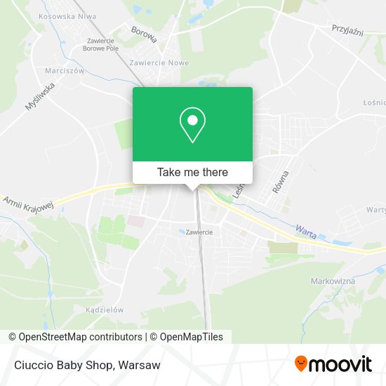 Ciuccio Baby Shop map