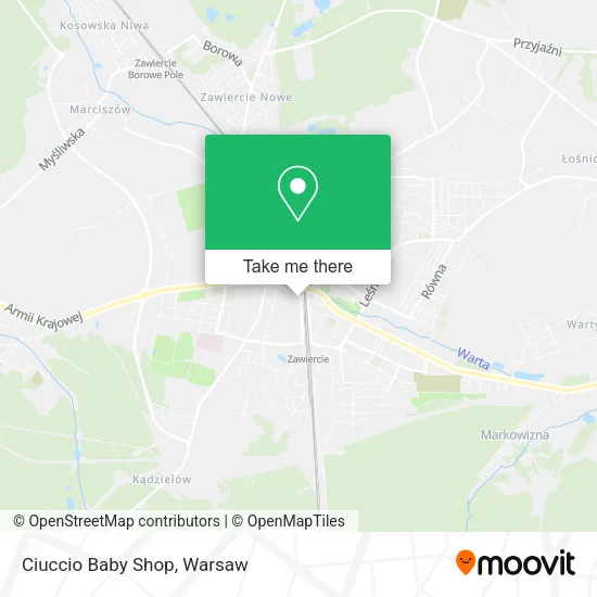 Карта Ciuccio Baby Shop