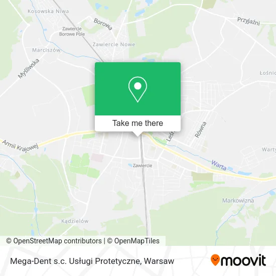 Карта Mega-Dent s.c. Usługi Protetyczne