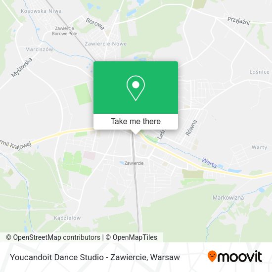 Youcandoit Dance Studio - Zawiercie map