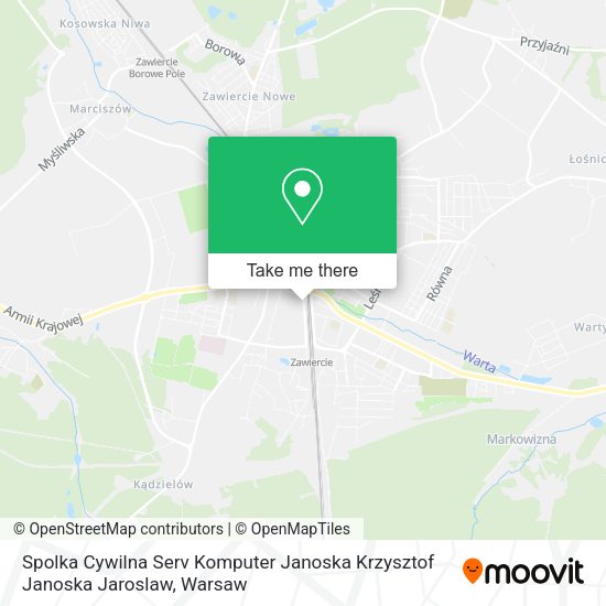 Spolka Cywilna Serv Komputer Janoska Krzysztof Janoska Jaroslaw map