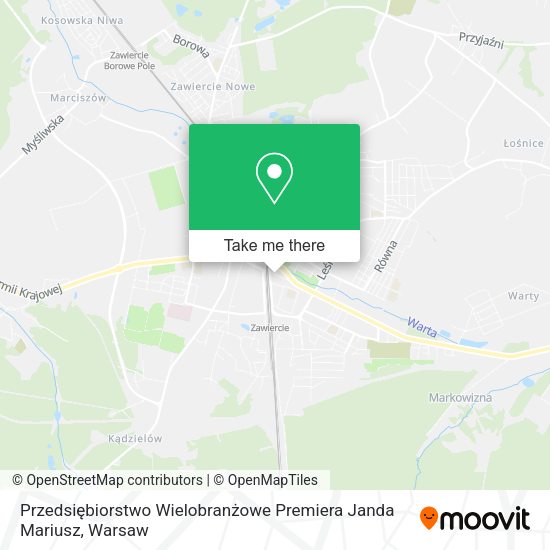 Przedsiębiorstwo Wielobranżowe Premiera Janda Mariusz map