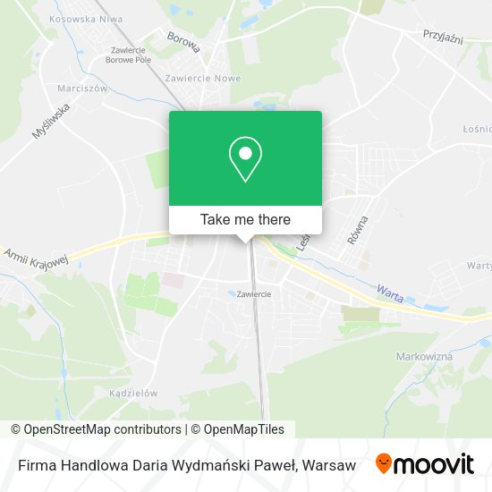 Firma Handlowa Daria Wydmański Paweł map