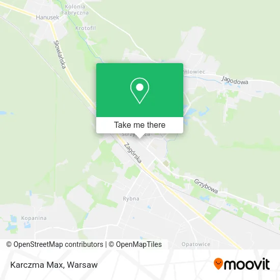 Карта Karczma Max