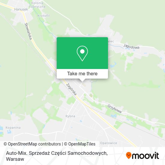 Auto-Mix. Sprzedaż Części Samochodowych map